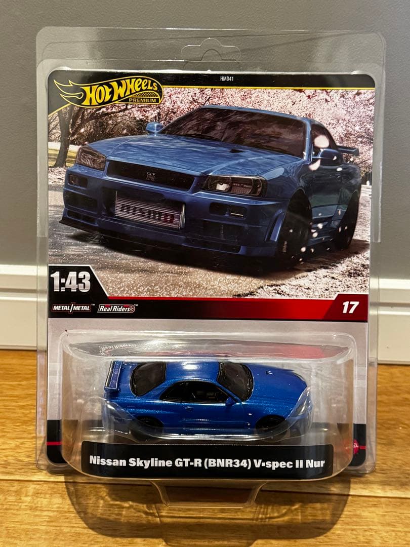 日本未発売】ホットウィール 1/43 スカイライン GT-R BNR34 - メルカリ