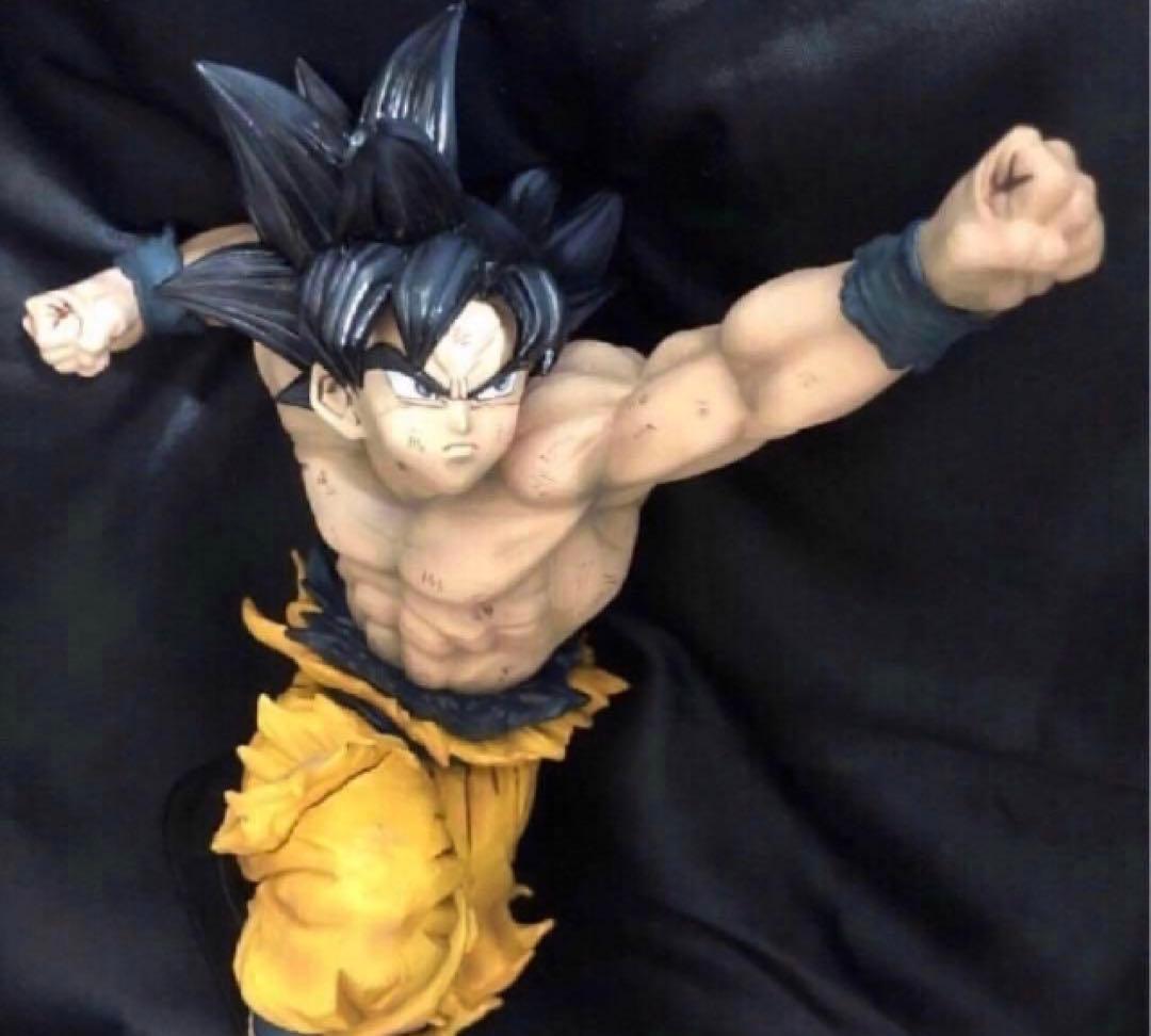 ドラゴンボール 孫悟空 身勝手の極意 兆（黒髪）リペイント フィギュア 悟空