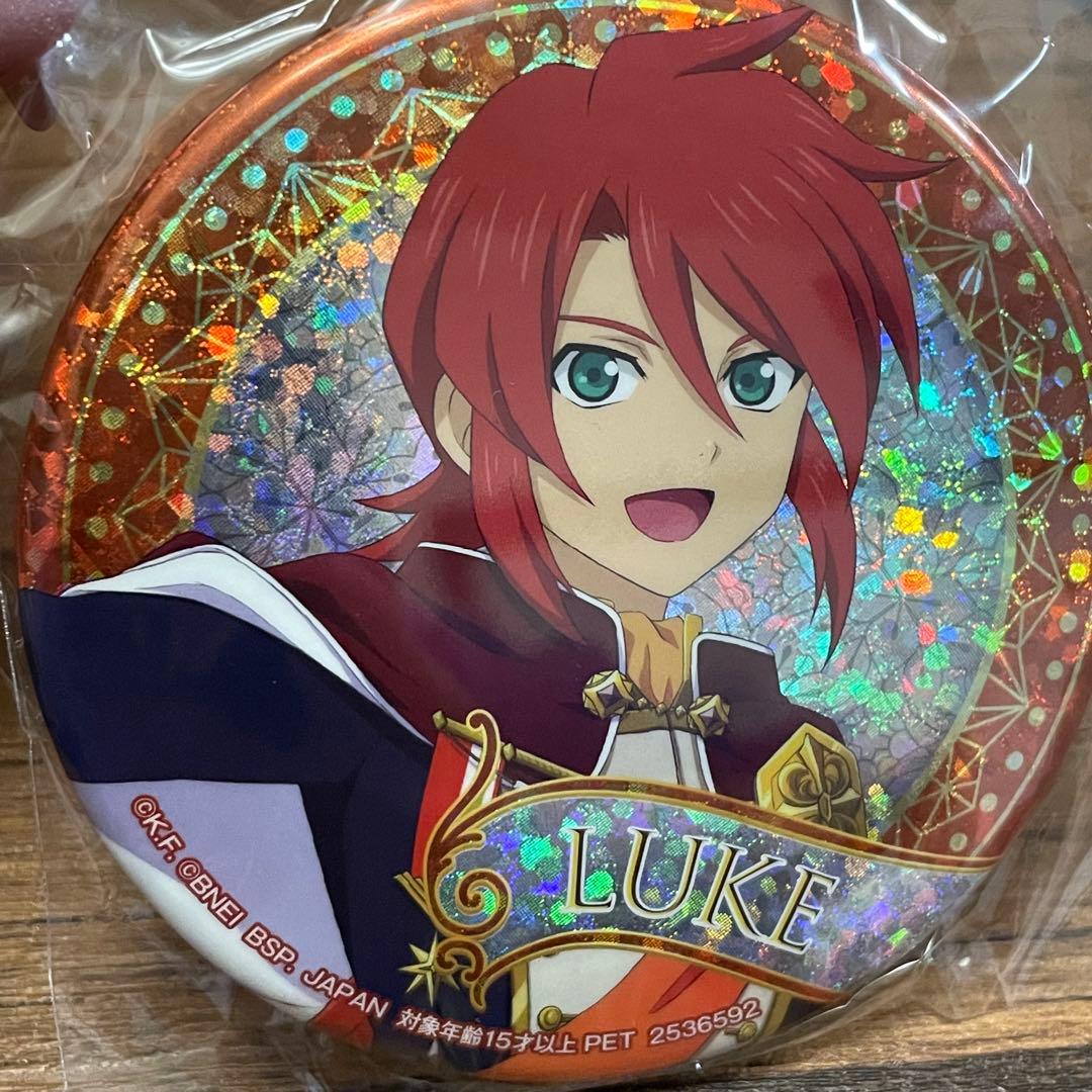 テイルズオブジアビス ルーク・フォン・ファブレ ホログラム缶バッジ