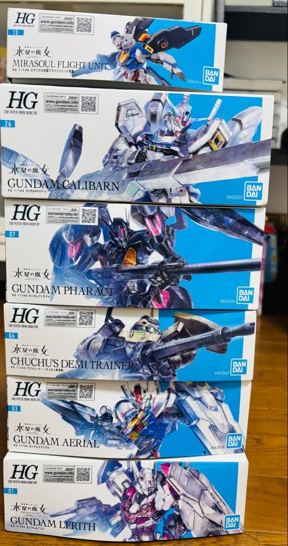 水星の魔女 ガンプラ HG 6体セット まとめ売り BANDAI - メルカリ