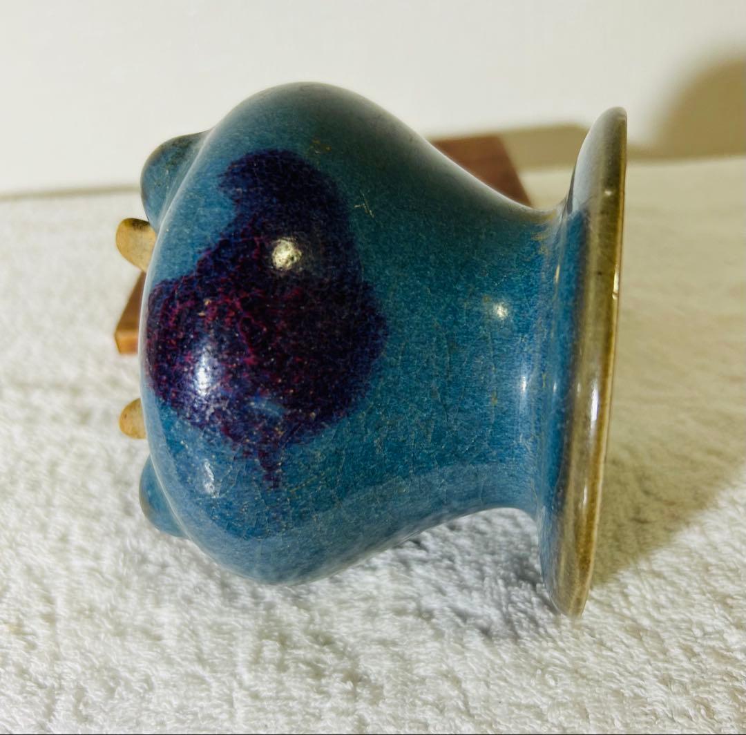 中国古美術 宋時代鈞窯壺 水指水盂 - メルカリ