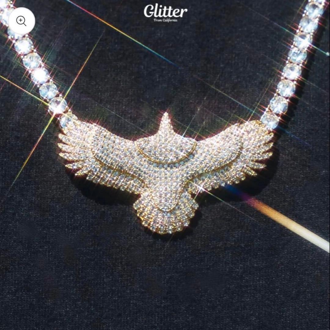 セット希望 Glitter イーグルペンダント テニスネックレス
