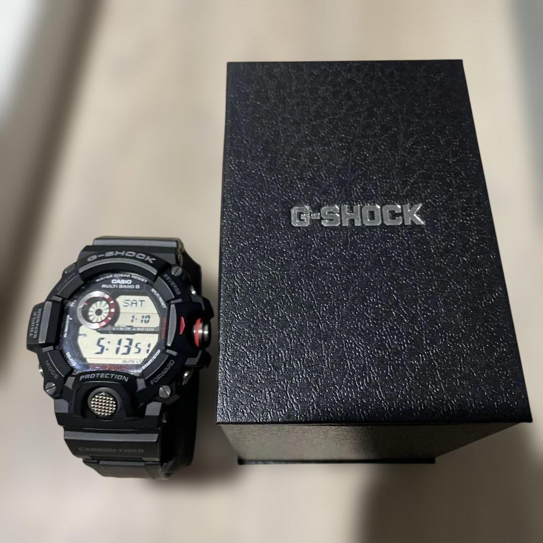 極美品 G-SHOCK GW-9400J レンジマン 電波ソーラー ブラック