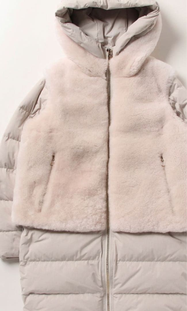 DUNO デュノ ムートン切り替えダウンコート 新品未使用 - メルカリ