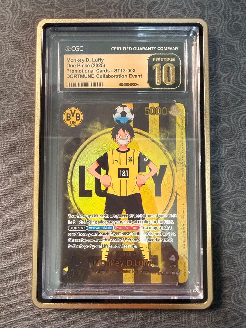 【CGC10】BVB ルフィ ドルトムント ドイツ プロモ 英語 海外 モンキー・D・ルフィ【プロモ】《多色》未開封 ※英語表記 ドルトムント