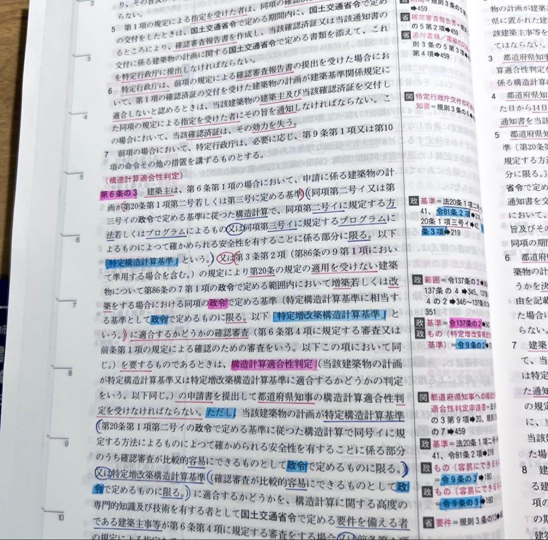 建築基準法関係法令集 2026 一級建築士 線引き インデックス付 日建