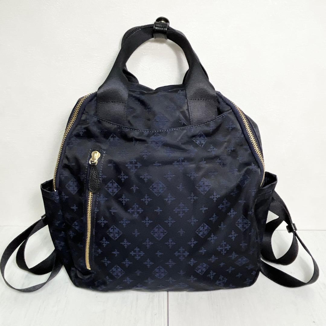 【美品】russet バックパック 2way ネイビー russet（ラシット） 2WAYバッグ FREE ネイビー レディース : ZOZOTOWN