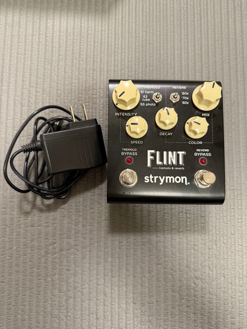strymon FLINT V1トレモロ&リバーブ 専用電源付き