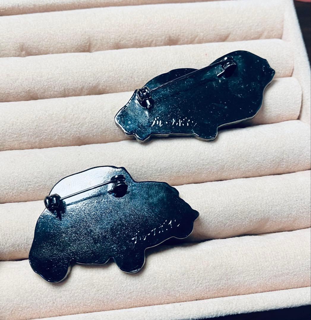 ブルーナボイン ガリトラップ 竹ホルダー ピンバッジ セット - メルカリ