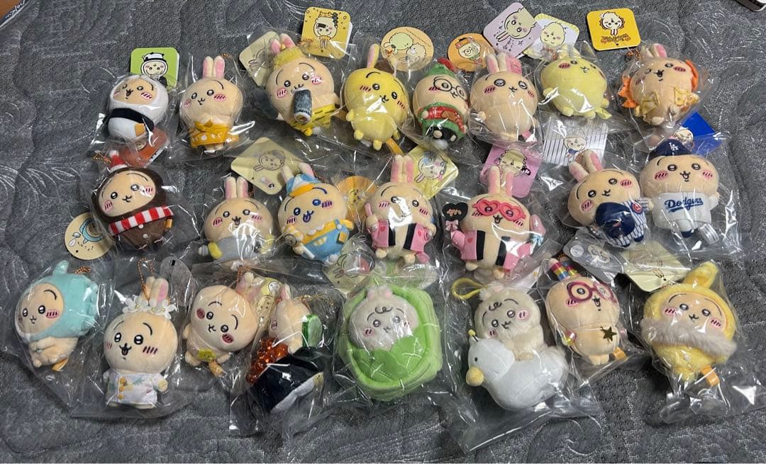 ちいかわ　うさぎ　マスコット　まとめ売り 歴代うさぎマスコット特集❣️ みんなはどのうさぎが好き