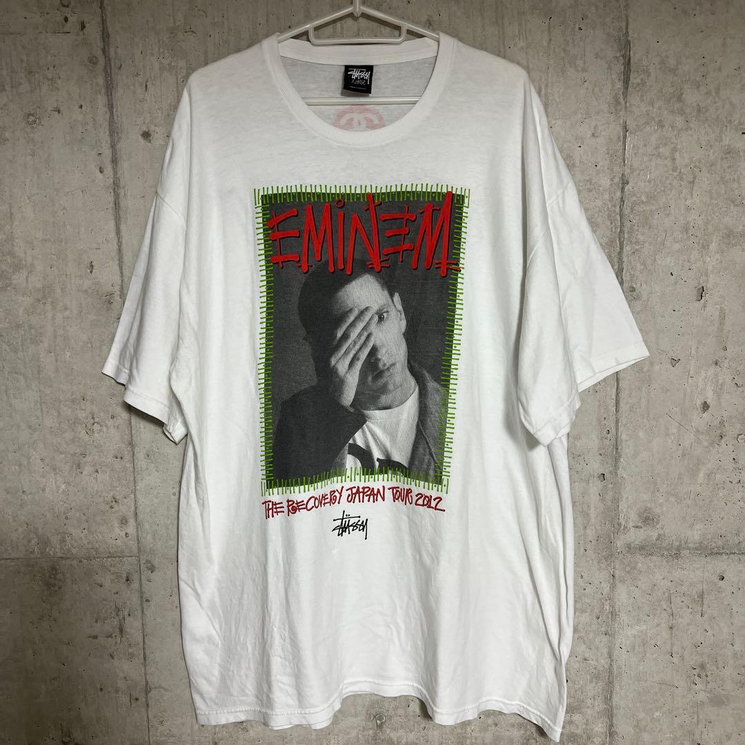 XL】eminem stussy 来日記念コラボTシャツ エミネム - メルカリ