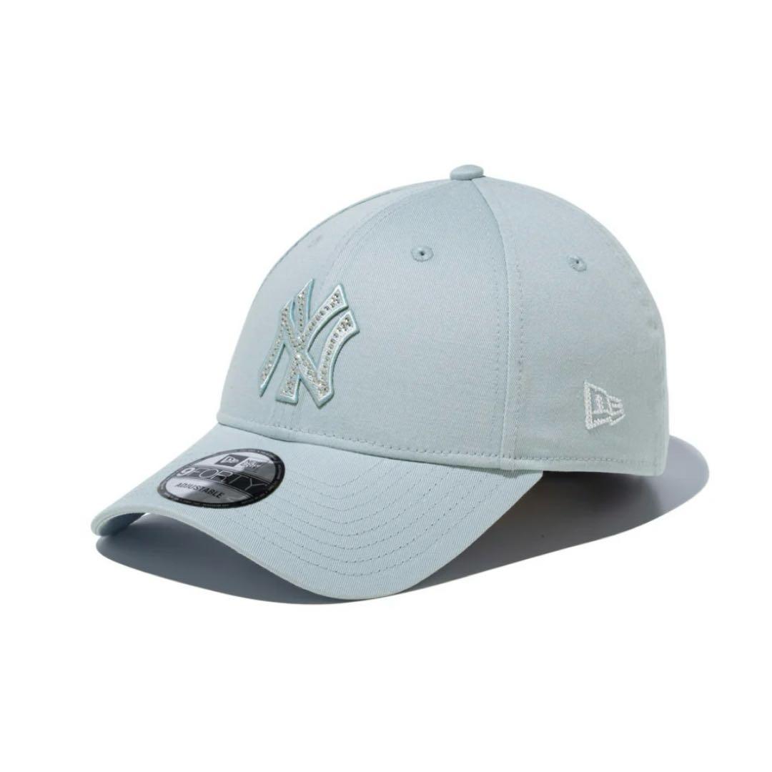 ニューエラ 9FORTY Rhinestone ヤンキース ペールブルー