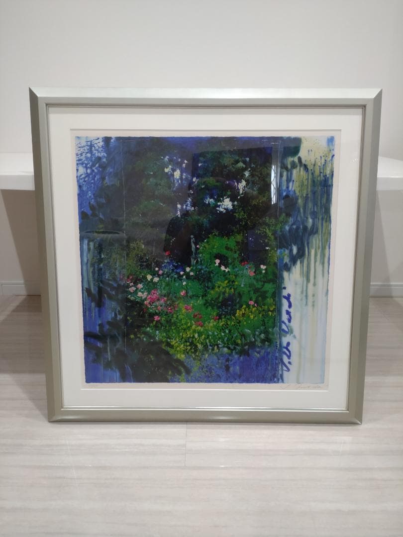 J.トレンツ.リャド作　ヴィラヴェルディ(彫刻のある庭)