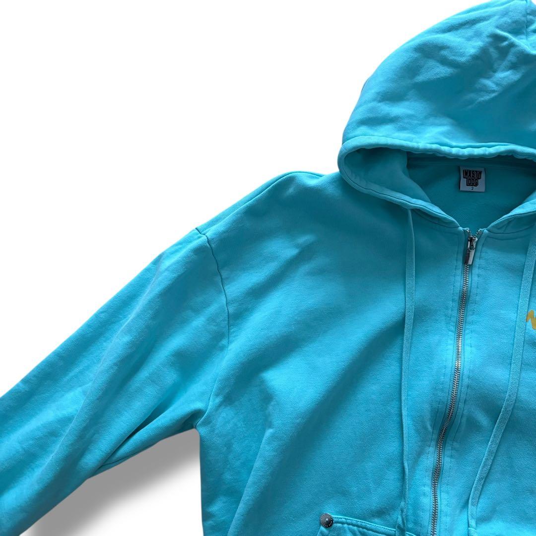 さ*い様 ナスティードッグ ジップアップ パーカー フーディー バック