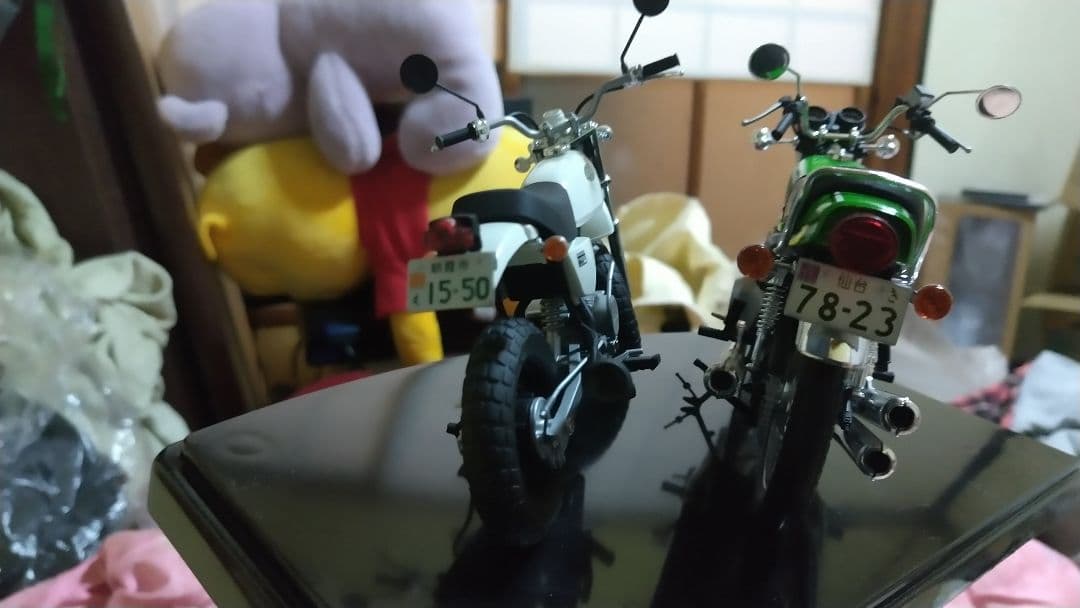 バイクプラモデルエイプ製作用依頼用 エイプのみの販売。KH400は付き