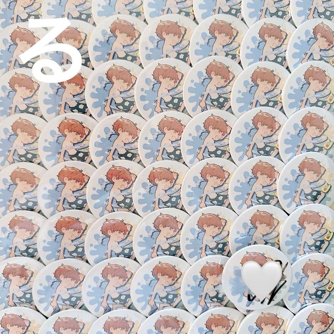 めいちゃん どんちゃん騒ぎ 水着 缶バッジ 61個 サイン入り有り