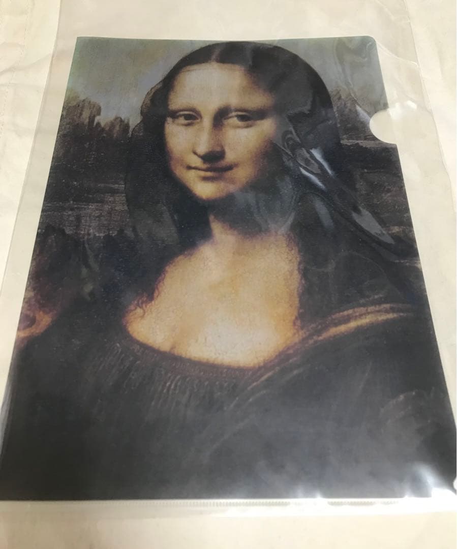 【新品】 モナリザ　絵画 アート　A4 クリアファイル