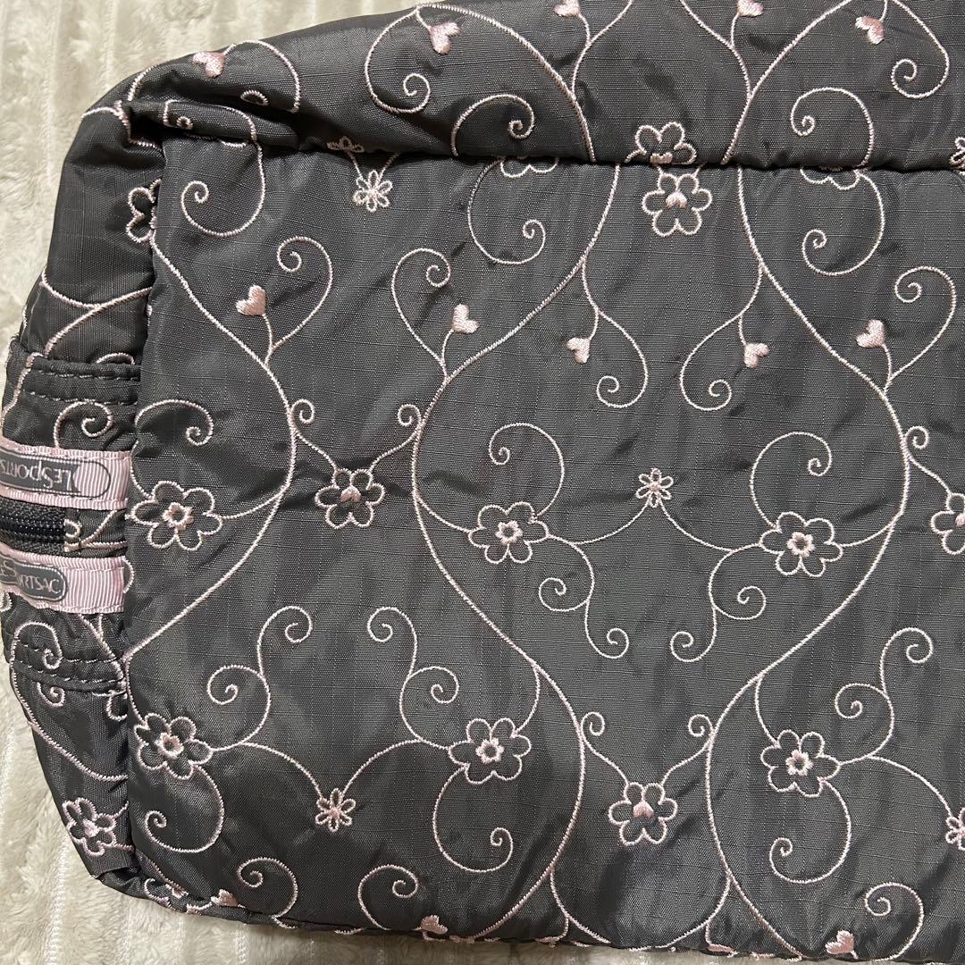 レスポートサック✨ハワイ限定 超美品 グレー ヴァイン ハンドバッグ