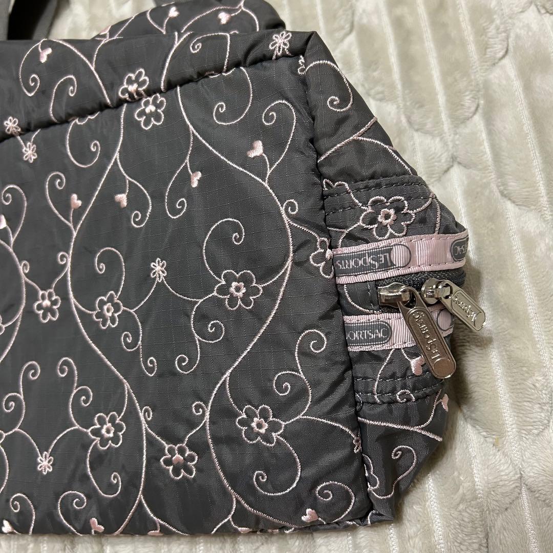 レスポートサック✨ハワイ限定 超美品 グレー ヴァイン ハンドバッグ