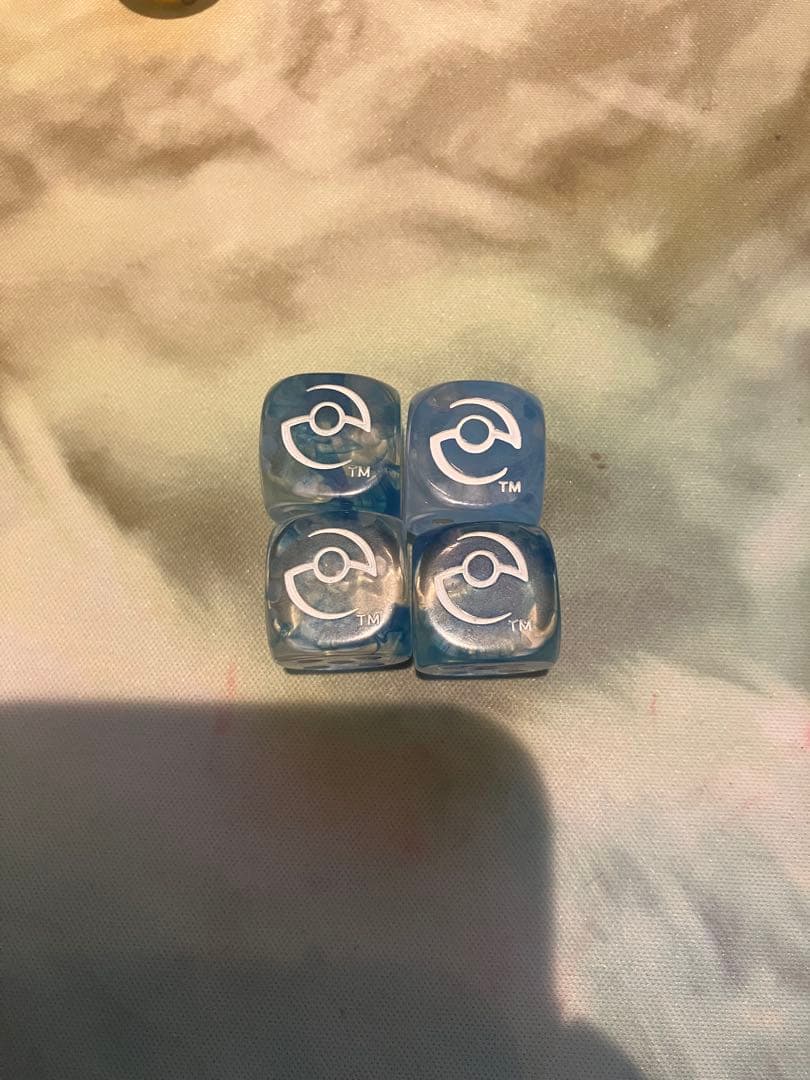 ポケモンプロフェッサーダイス4個 ダメージダイス カードゲーム 木製 16個入り 0028 TC TOYGER カラフル