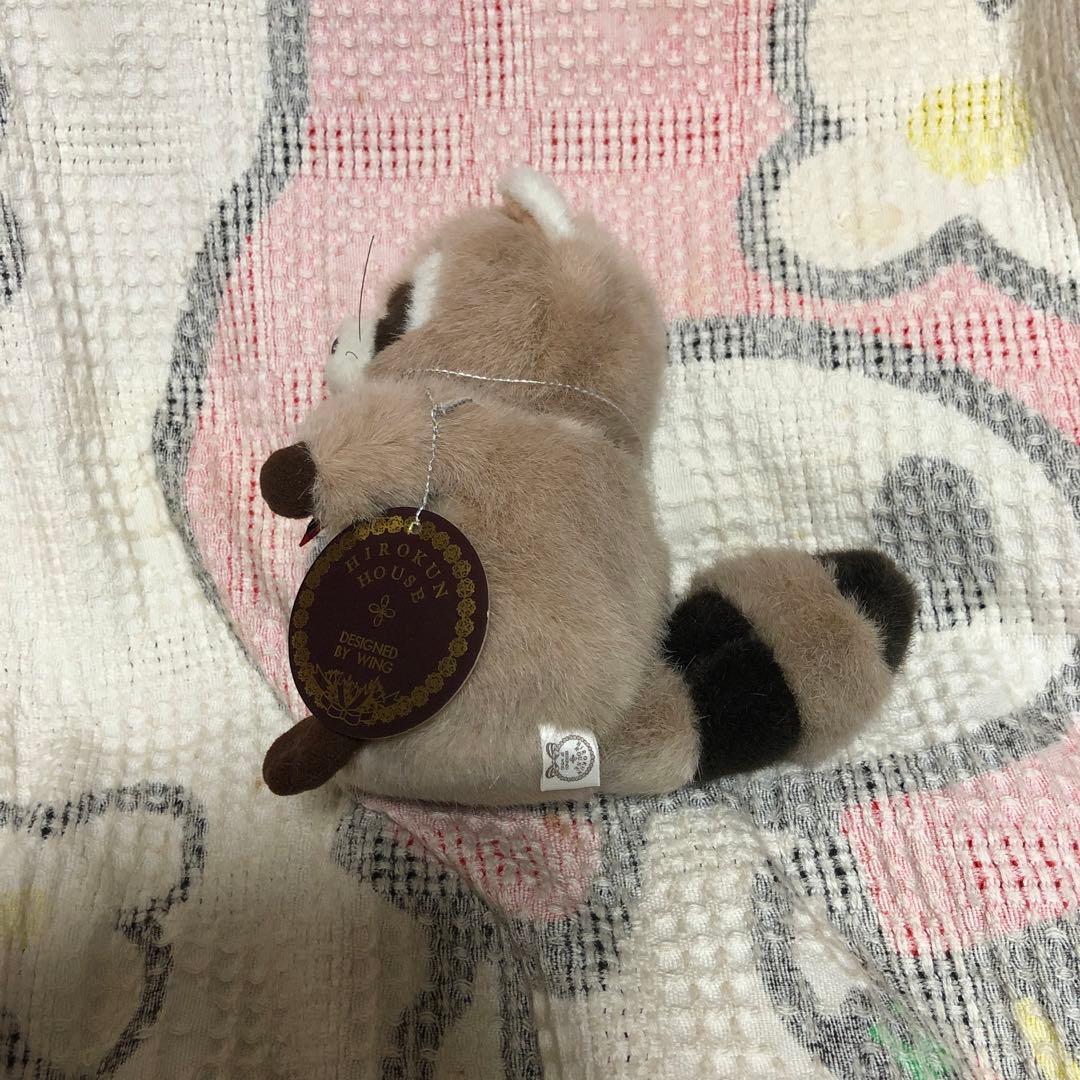 昭和レトロ HIROKUN HOUSE ヒロクンハウス アライグマ ぬいぐるみ