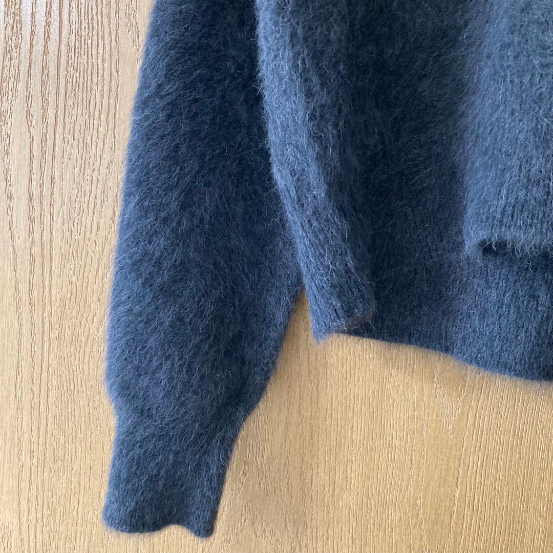 プルミエアロンディスモン FOXアルパカクルーネックニット 2024AW