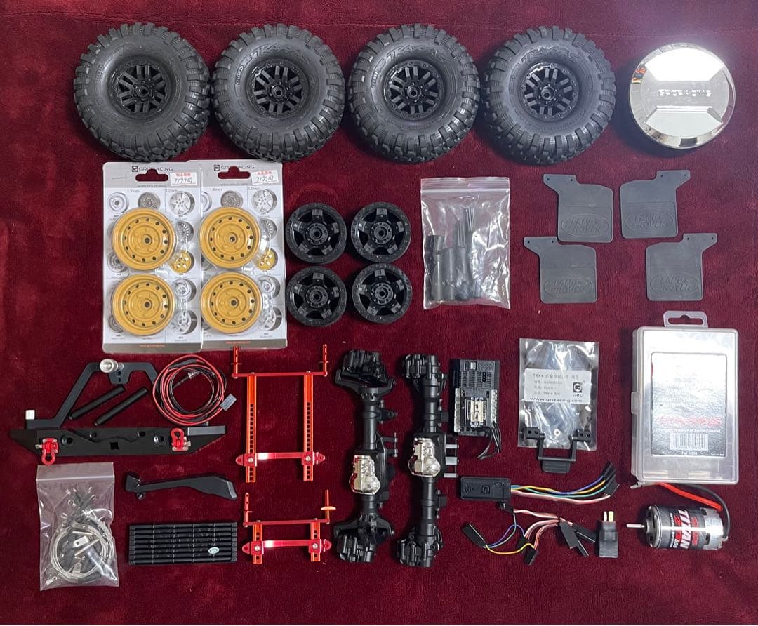 traxxas trx4 他 スケールクローラーパーツ レア物多数