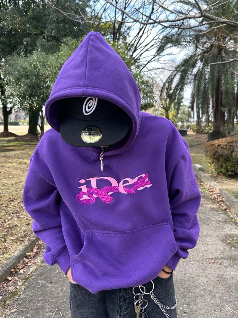 最終値下げ中※ 超希少 ideaswamパーカー 紫 Mサイズ - メルカリ