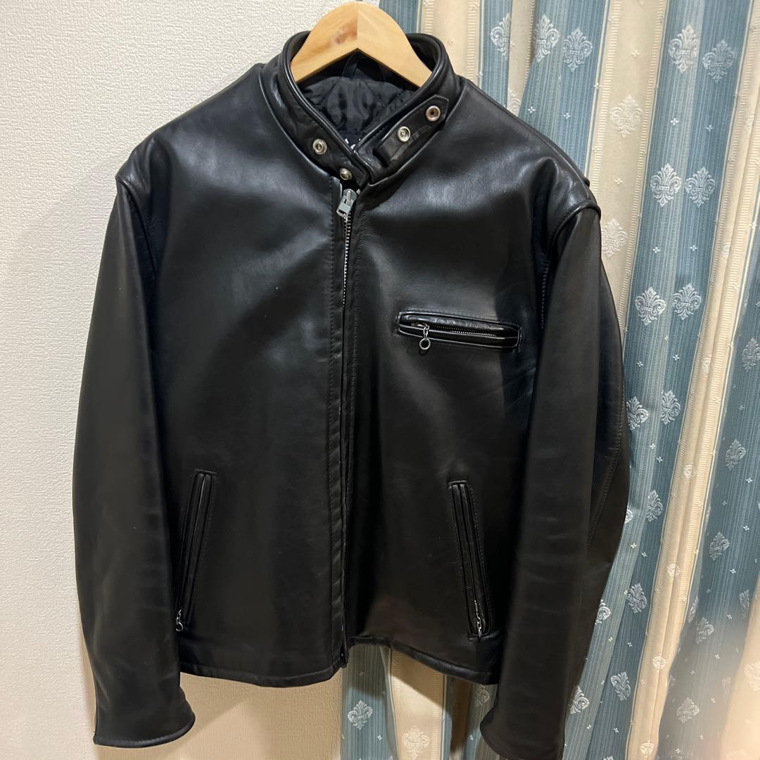 いいさん Schott シングルライダース