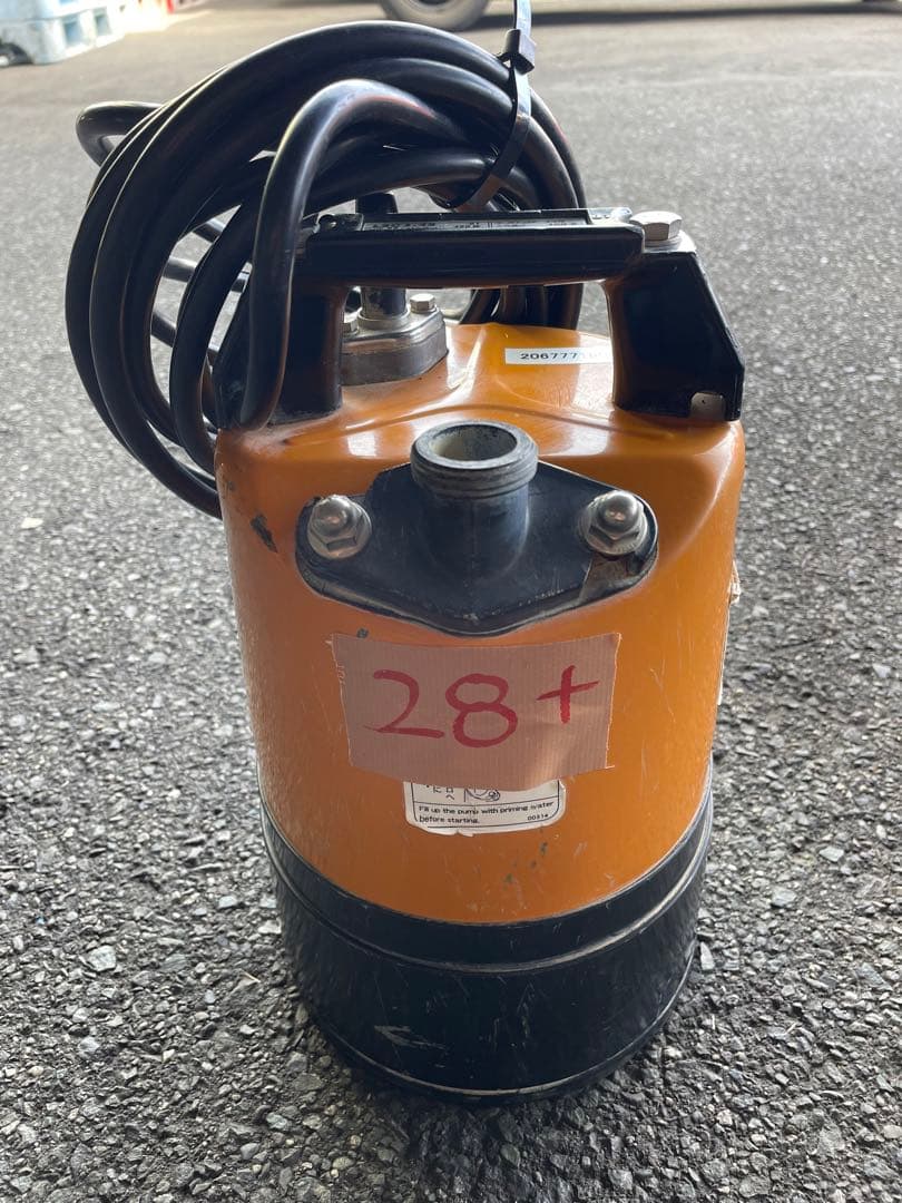 低水位排水用水中ハイスピンポンプ LSC1.4S -61ツルミポンプ 60Hz