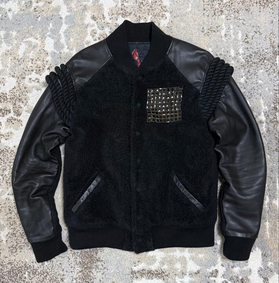 フェノメノン PHENOMENON スタッズ レザーブルゾン