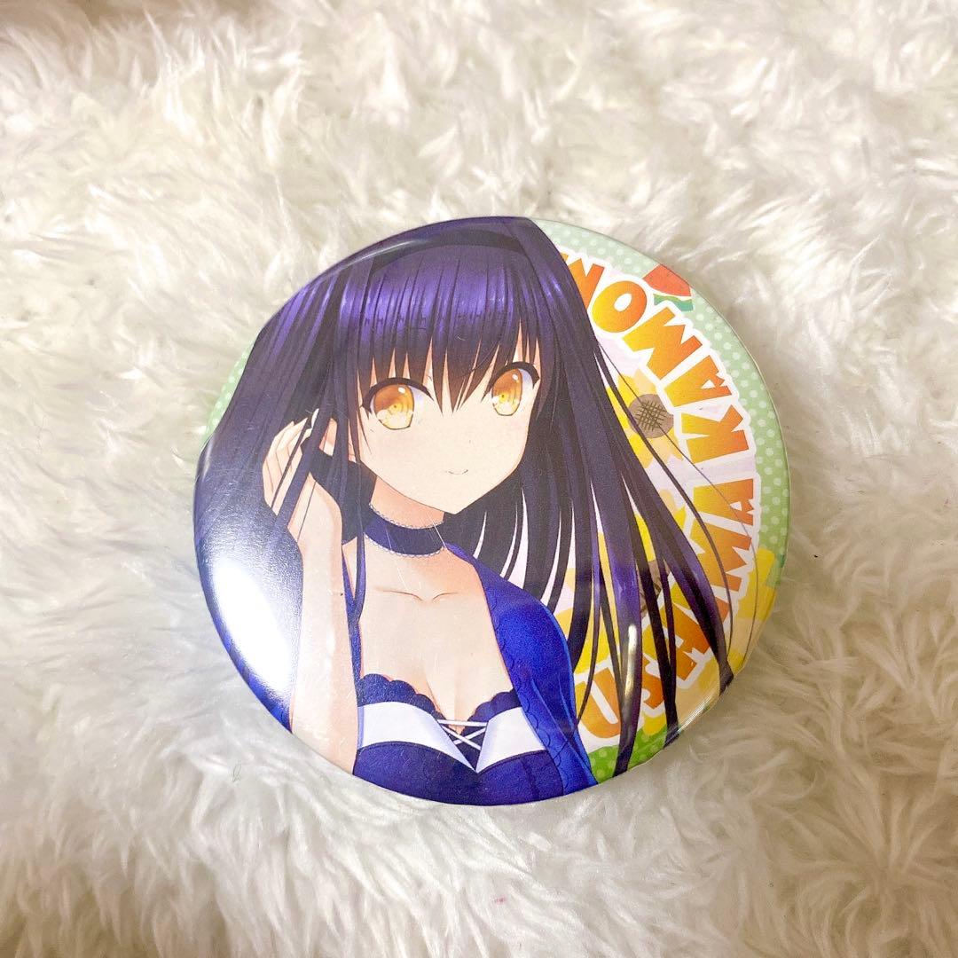【レア】 公式 鍵くじ 限定　Angel Beats!　缶バッジ　水着　久島鴎