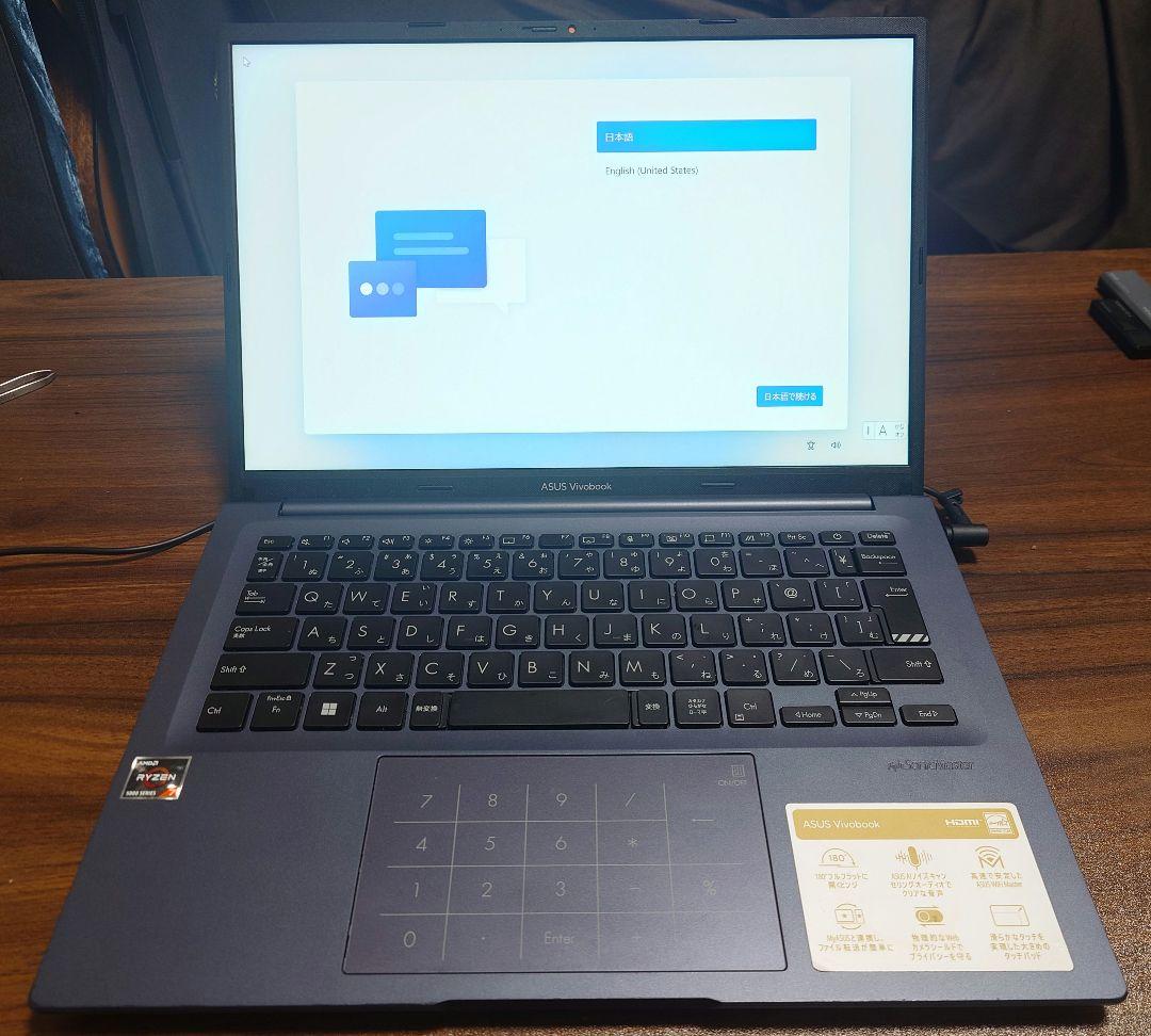 asus ノートパソコン vivobook 14x M1403QA ジャンク品