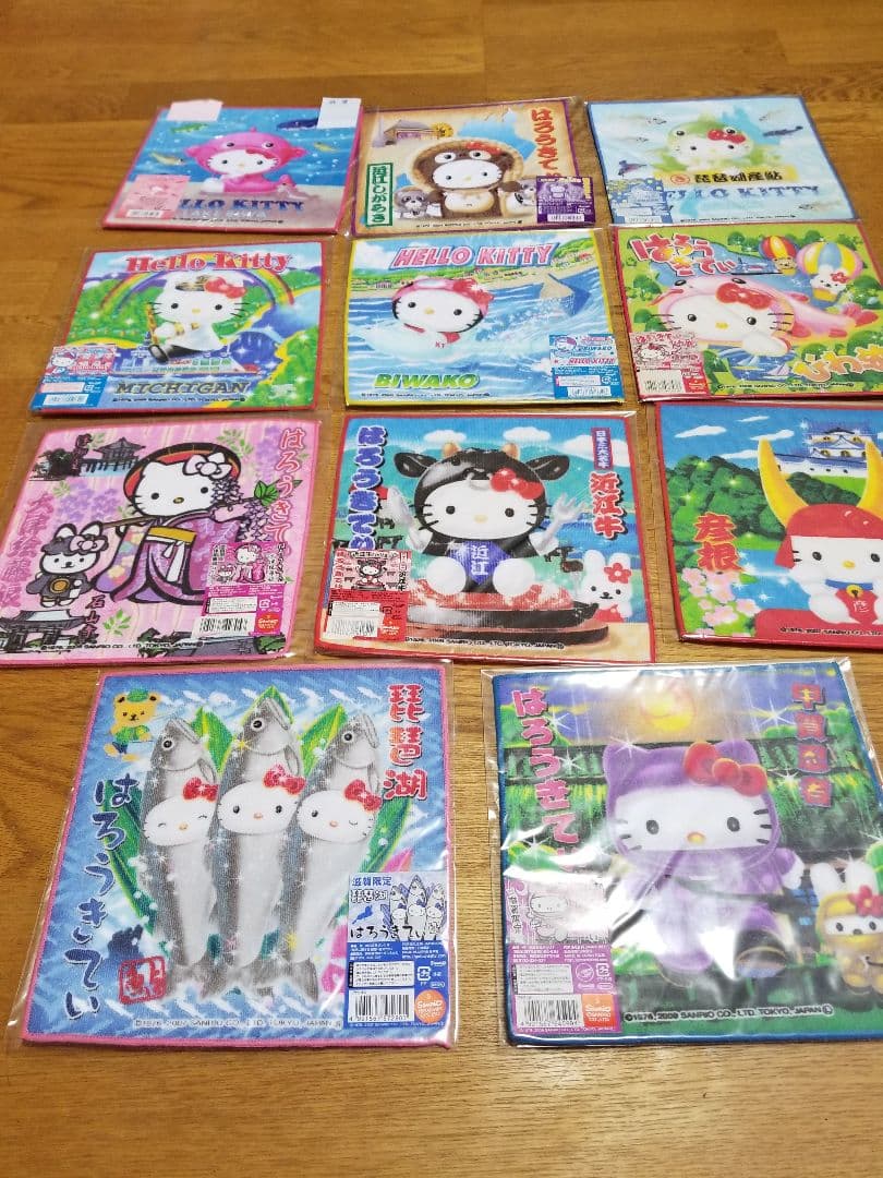 ハローキティ　滋賀限定　地域限定　地方限定　プチタオル　11枚セット 楽天市場】ご当地キティ プチタオルの通販