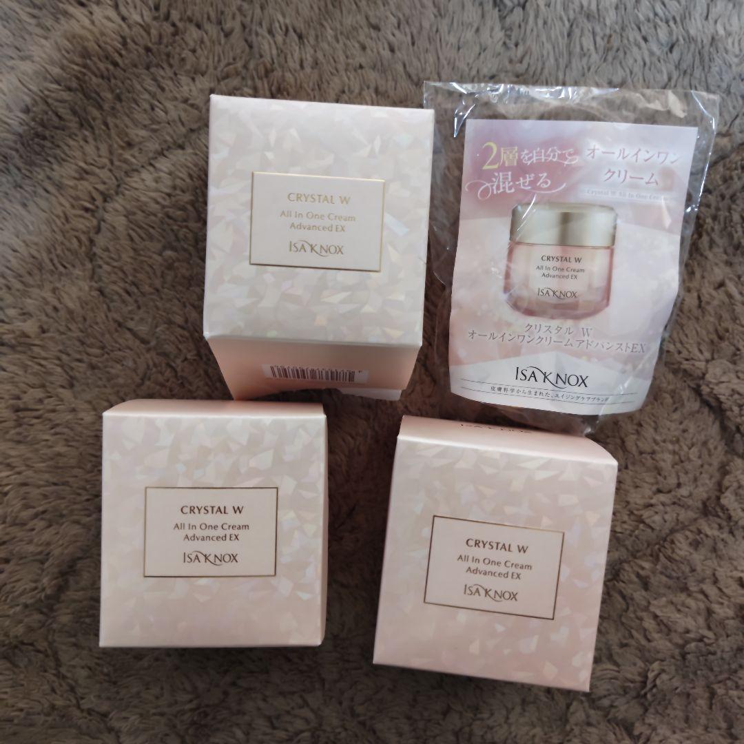 イザノックスクリスタルWオールインワンクリームADEX 50ml x3+10ml