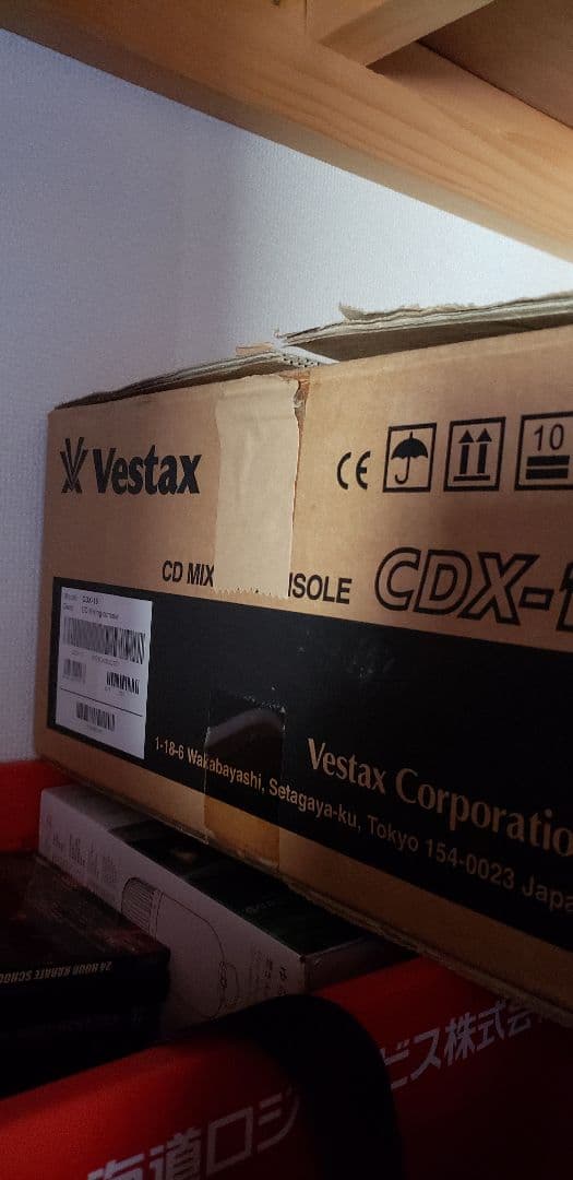 VESTAX デュアルCDプレーヤー CDX-16 箱取説付き CDJ デュアルCD
