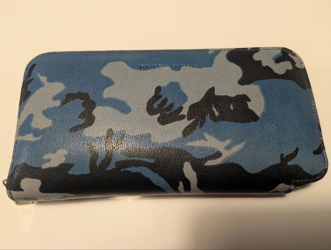 MAISON TAKUYA ロングウォレット長財布カモフラージュブルー迷彩 楽天市場】MAISON TAKUYA（メゾンタクヤ）小銭入れ付コンパクト