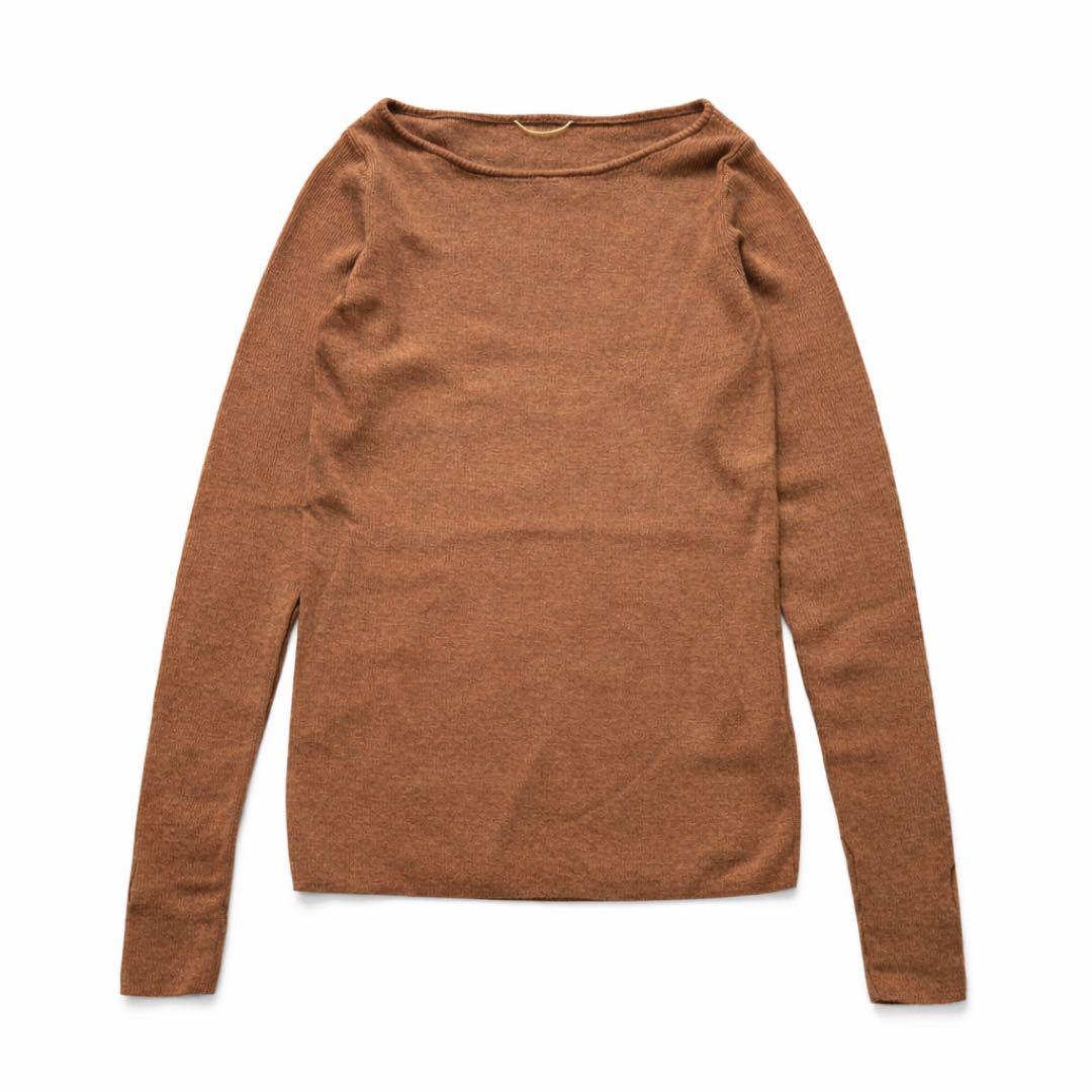 極美品】L'Appartement リブニット ボートネック ☆指抜き☆ - メルカリ