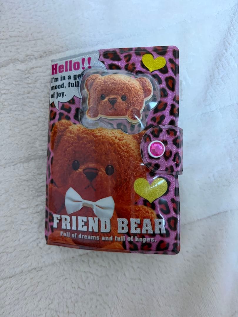 フレンドベア ステッカー帳 ウォーターシール、シャカシャカシール付き 完成品