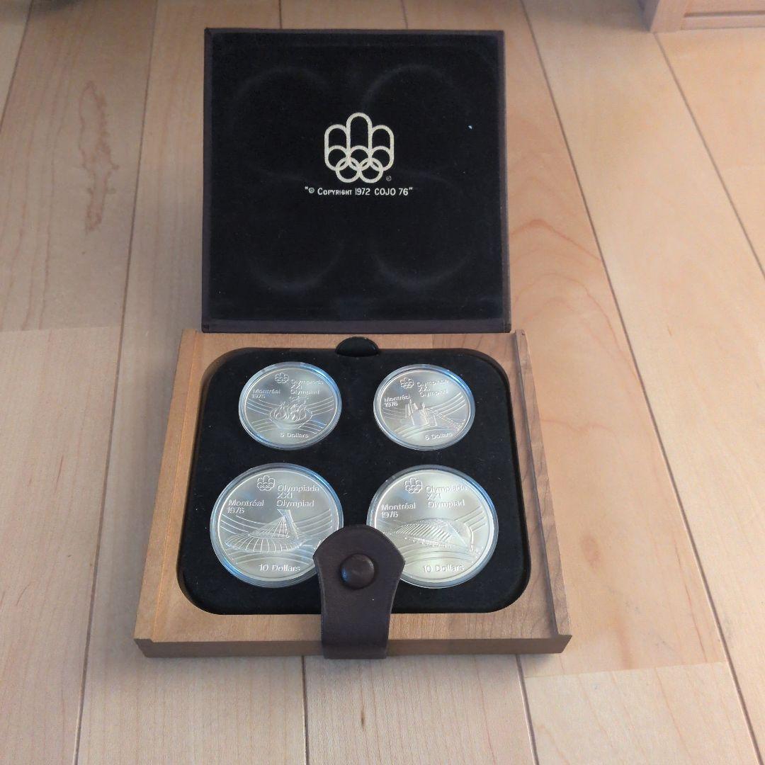 1976年オリンピック記念銀貨4枚 モントリオールオリンピック 非プルーフ加工 Yahoo!オークション -「モントリオールオリンピック記念銀貨」(世界