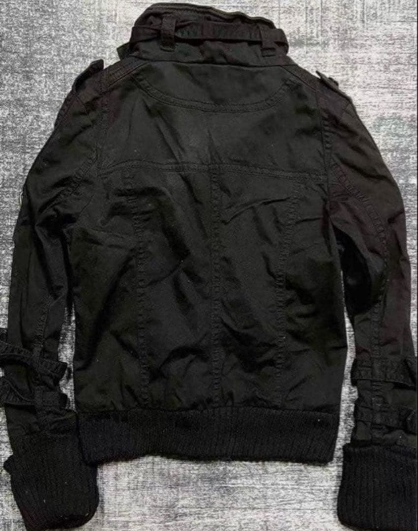 y2k goth military Jacket 00s archive
