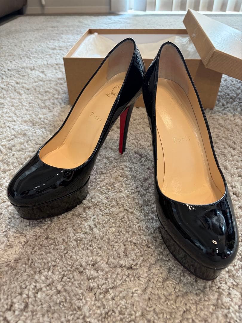 クリスチャン・ルブタン　ビアンカ　120 パテント Miss Z - 120 mm パンプス - パテントレザー - ブラック - ウィメンズ