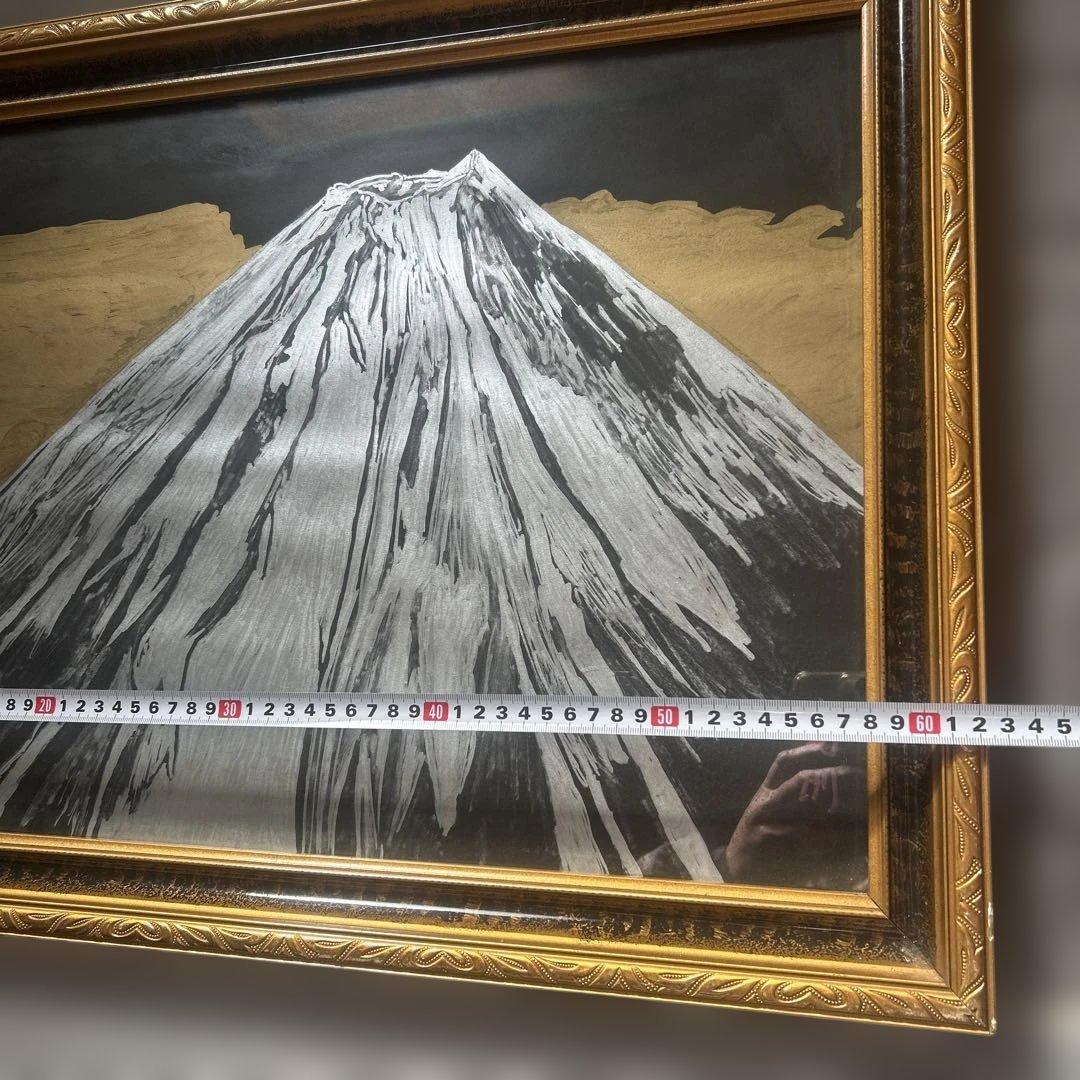 富士山 油彩画 署名入り 約縦47センチ×横62センチぐらい 勢州 - メルカリ