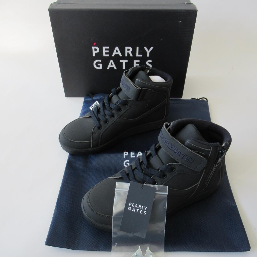 パーリーゲイツ新品濃紺 ソフトスパイク ゴルフシューズ 23.0ｃｍ No.2