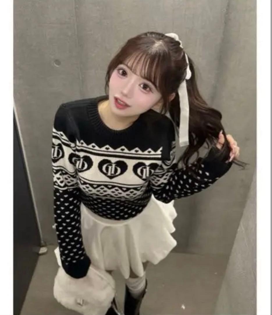 Darich DDアーガイルニットトップス