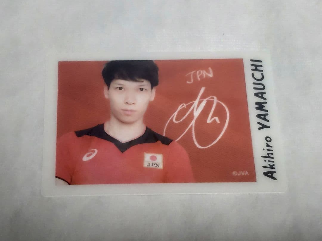 バレーボール男子 日本代表 大阪ブルテオン 山内晶大選手 クリアカード