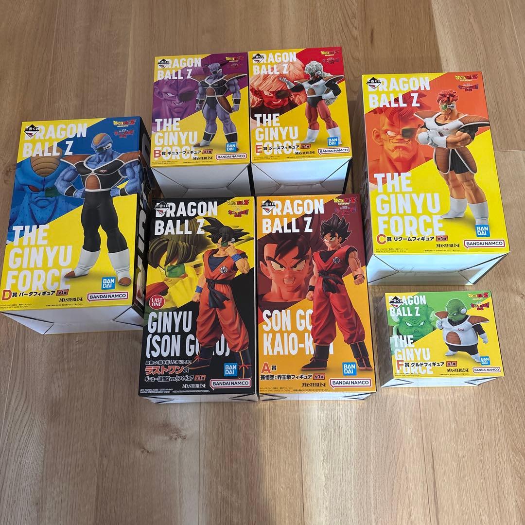 ギニュー特戦隊 一番くじ フィギュア7体セット　ドラゴンボール Amazon.co.jp: 一番くじ ドラゴンボール ギニュー特戦隊‼来襲 B賞
