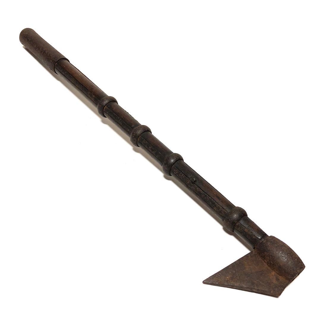 □時代物・古道具□鳶口・とびぐち□古民具・火消し棒・消防・置物