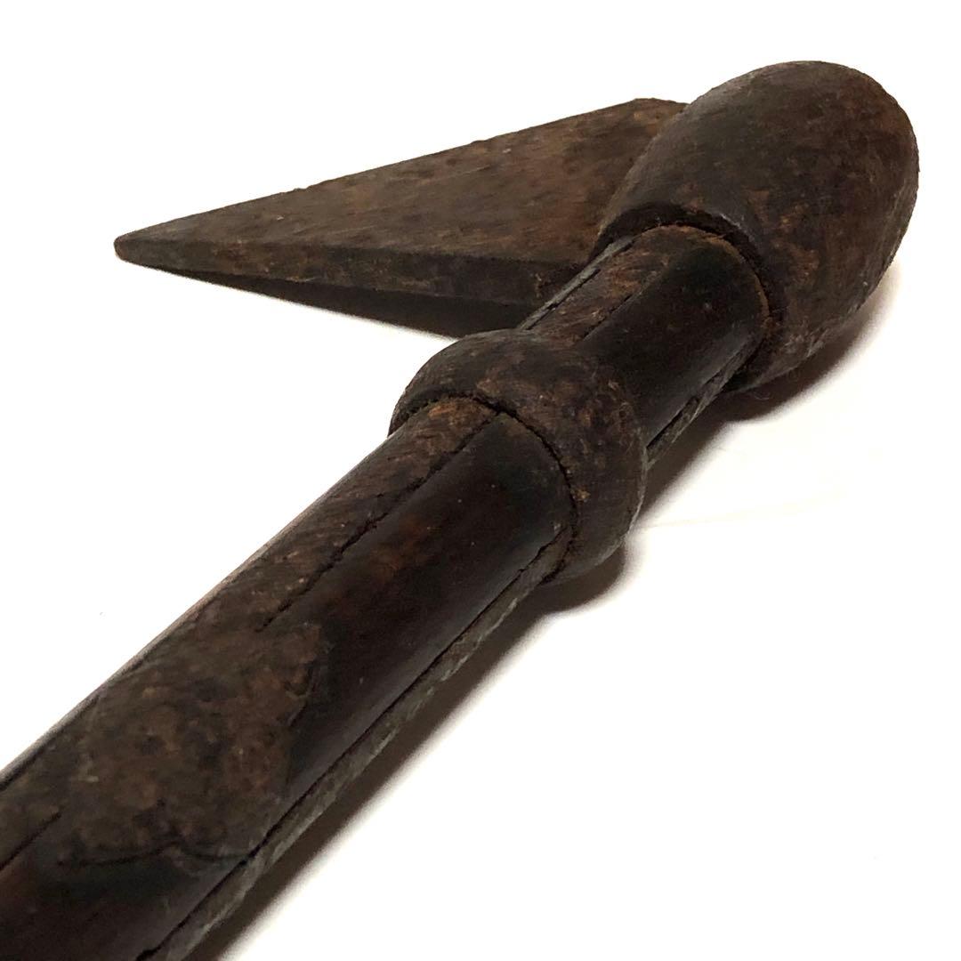 □時代物・古道具□鳶口・とびぐち□古民具・火消し棒・消防・置物