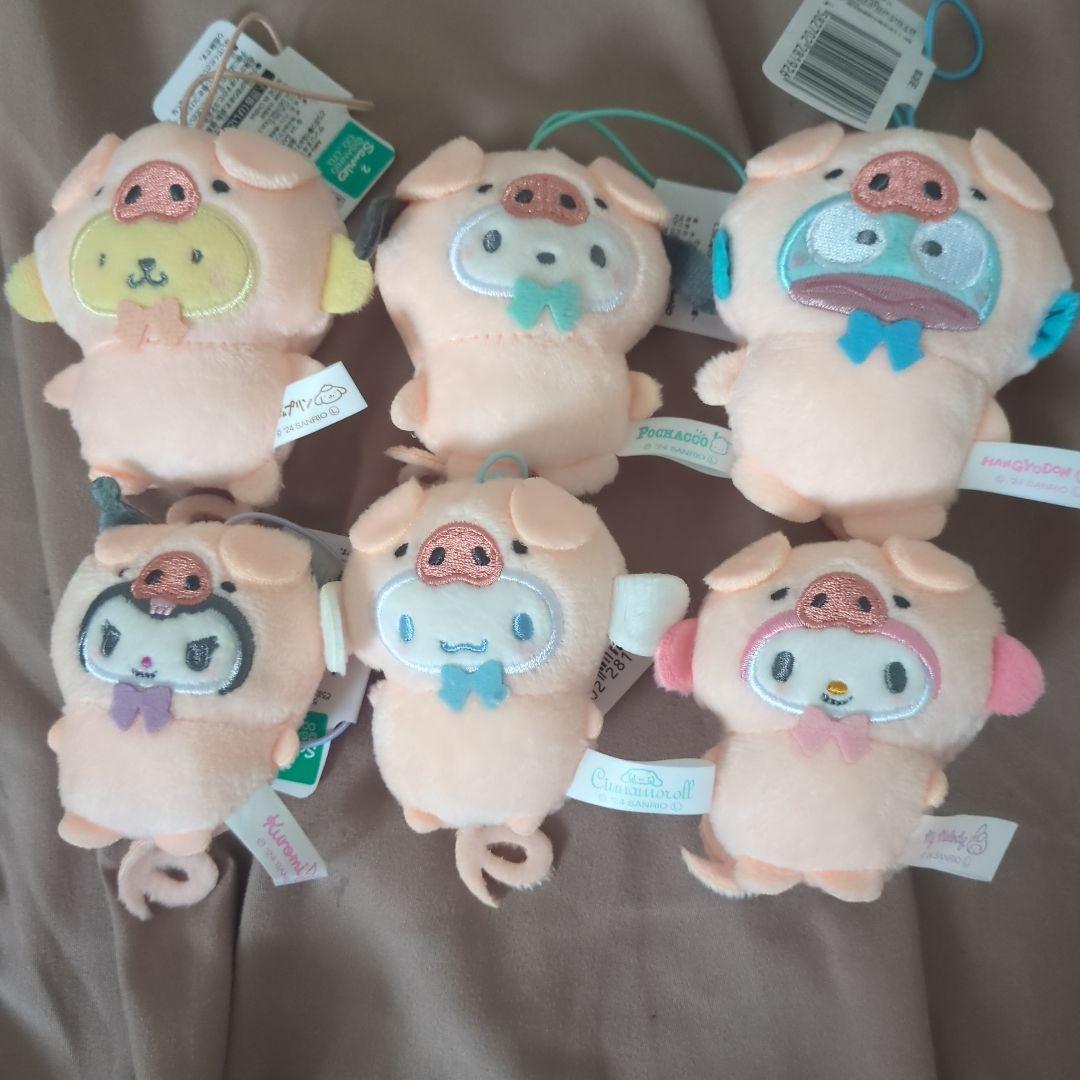 サンリオキャラクターズ どうぶつ着ぐるみマスコット こぶた